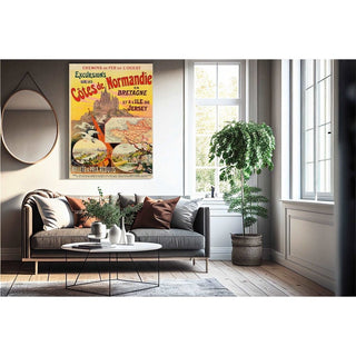 Normandy–Brittany Trains | Art print of old Poster