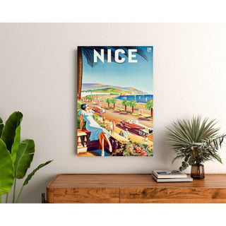 The Promenade des Anglais in Nice | Art print of old Poster