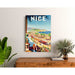 The Promenade des Anglais in Nice | Art print of old Poster