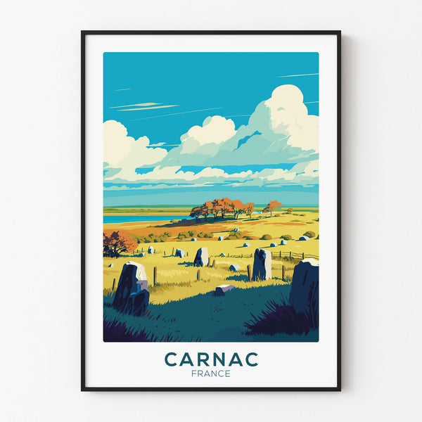 Travel poster - Carnac