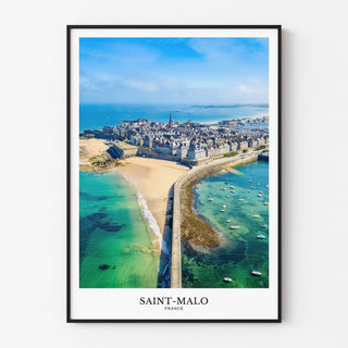 Aerial view of Saint-Malo | Photo print