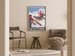 Winter sports in the Alps | Art print of old Poster in English — artwork view