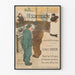 Vintage poster of l'Escarmouche in Toulouse-Lautrec style