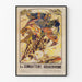Vintage propaganda poster "They Fight: Let's Subscribe"