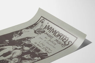 Vintage Poster of the Immortals Past, Present, or Future