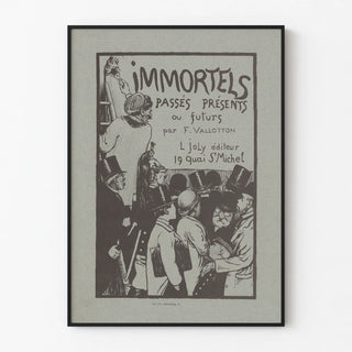 Vintage Poster of the Immortals Past, Present, or Future