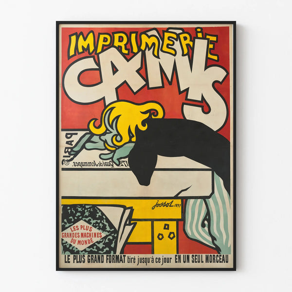 Vintage poster Imprimerie Camis - The world's largest machines