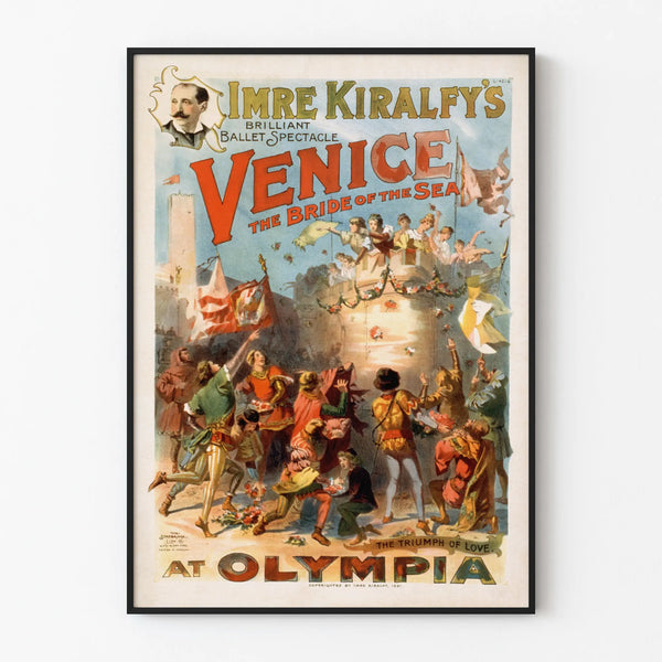 Vintage Ballet Poster Venice The Bride of the Sea at Olympia