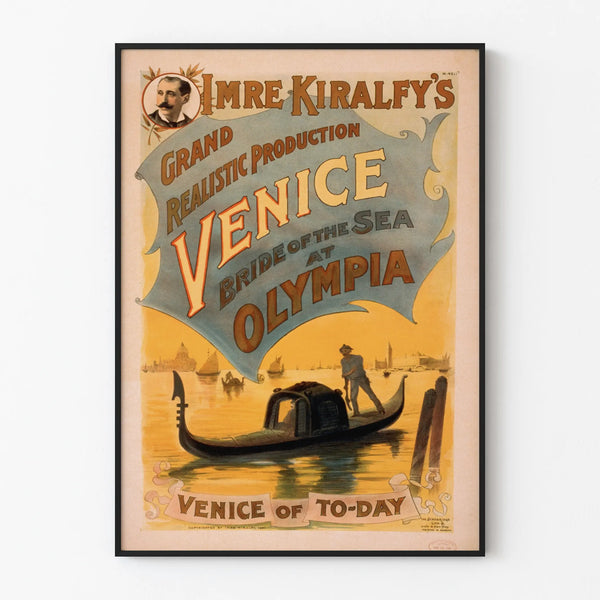 Vintage poster Venice The Bride of the Sea