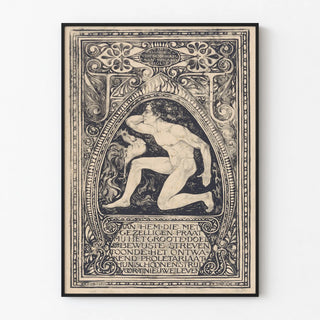 Vintage Artistic Poster Tribute to Roland Holst