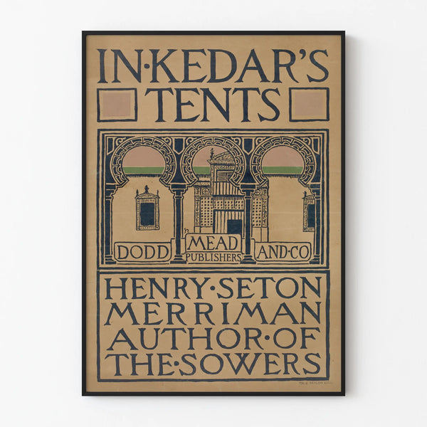 Vintage poster In Kedar's Tents by Henry Seton Merriman