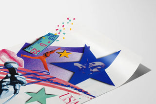 Poster Art Performance USA - Modern and Dynamic Wall Decoration