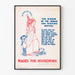 Vintage feminist protest poster "Wages for Housework"