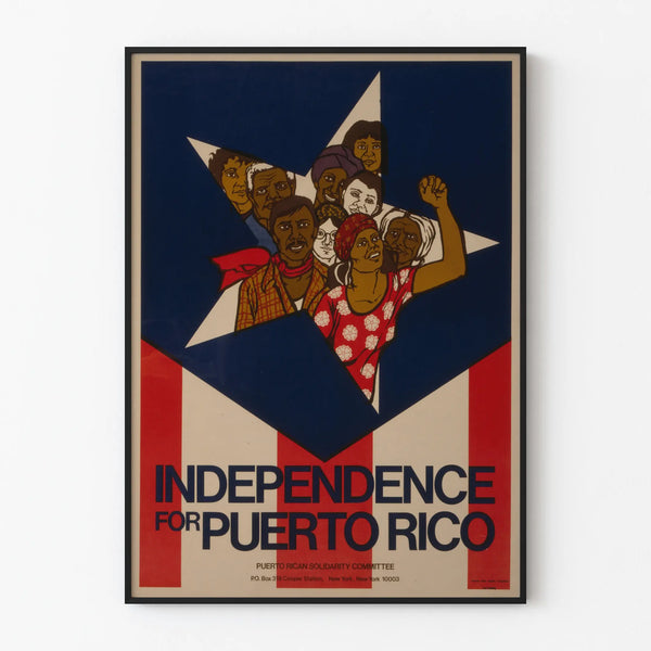 Wall Poster Independence for Puerto Rico - Committed Wall Decoration