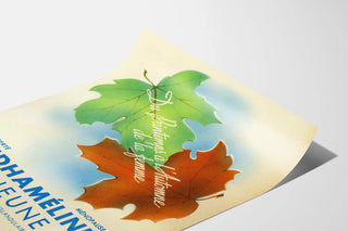 Vintage Poster Indhaméline Lejeune Seasonal Leaves