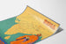Vintage India and Buddha Land Map Poster