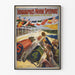 Vintage Indianapolis Motor Speedway Car Race Poster