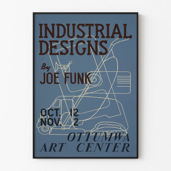 Industrial Designs Decorative Poster by Joe Funk
