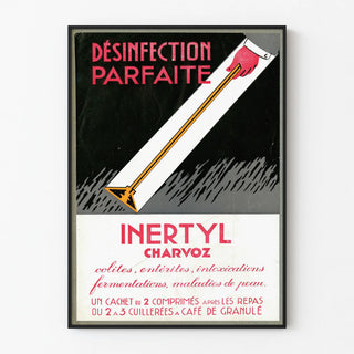 Vintage poster Perfect Disinfection Inertyl Charvoz