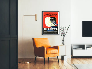 Vintage Inertyl Intestinal Antiseptic Poster