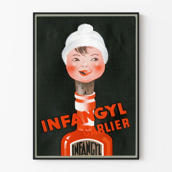 Vintage Poster Infangyl Carlier Wall Decoration Retro