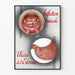 Vintage medical poster of oral infection and stomach ulcer