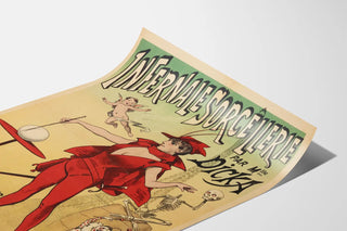 Vintage poster Infernal Witchcraft by Miss Dicka