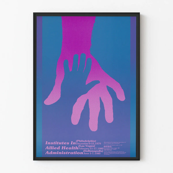 Vintage Poster on Health and Administration 1979-1980