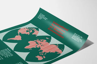 Vintage poster for the International Symposium on Measles Vaccination