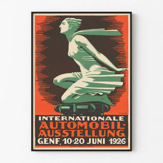 Vintage Poster of the International Motor Show 1926