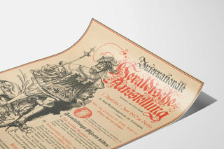 Vintage Poster International Heraldic Exhibition Berlin 1882