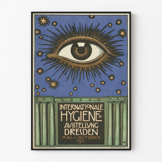 Vintage poster of the International Hygiene Exhibition Dresden 1911