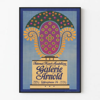 International Art Deco Poster for the Arnold Gallery Exhibition