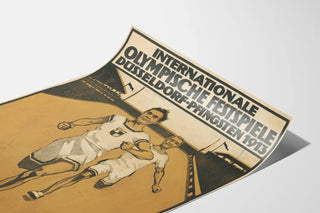 Vintage Poster of the International Olympic Games Düsseldorf 1913