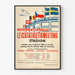 Vintage poster of the 1948 International Athletics Meeting