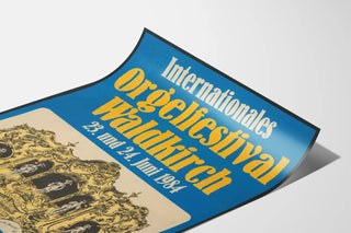 Vintage Poster for the International Organ Festival Waldkirch 1984