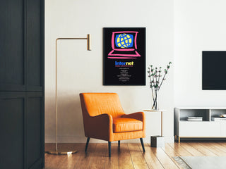 Decorative poster Internet Today and Tomorrow 1994 for wall decoration