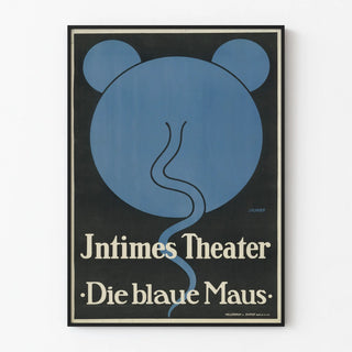 Vintage Poster Intimes Theater The Blue Mouse