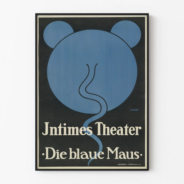 Vintage Poster Intimes Theater The Blue Mouse