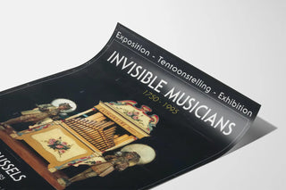 Wall Decoration Poster Exhibition Invisible Musicians 1750-1995