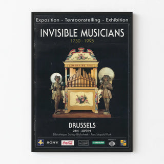 Wall Decoration Poster Exhibition Invisible Musicians 1750-1995