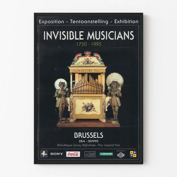 Wall Decoration Poster Exhibition Invisible Musicians 1750-1995