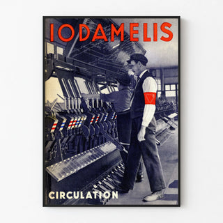 Vintage poster Iodamelis Textile Industry Circulation