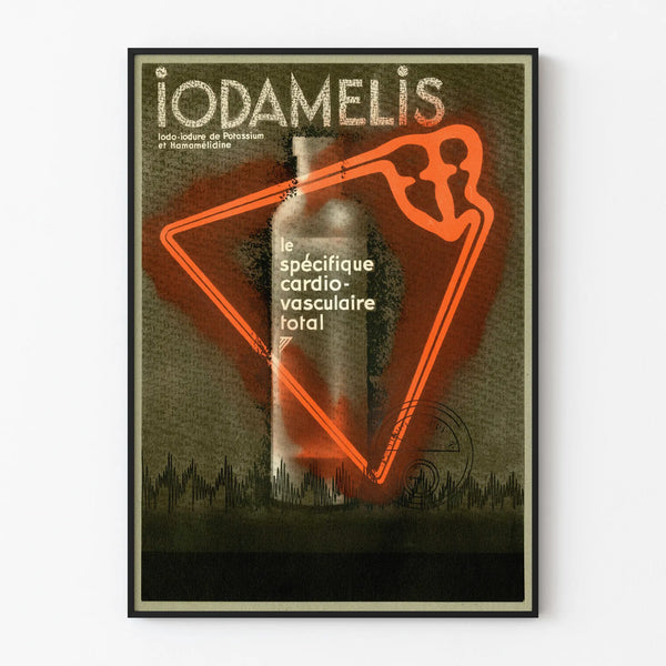 Vintage Poster Iodamelis - Medical Wall Decoration