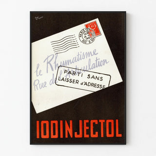 Vintage poster of Iodinjectol by René Le Tétier