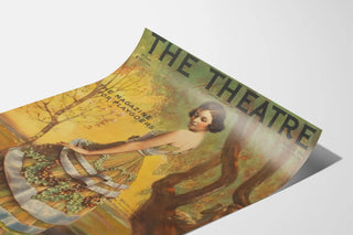 Vintage poster The Theatre Magazine, March 1915 - Mrs Vernon Castle