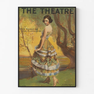 Vintage poster The Theatre Magazine, March 1915 - Mrs Vernon Castle