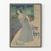Irène Henry Wall Decoration Poster with Clock