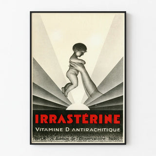 Vintage poster Irrastérine Vitamin D Antirachitique