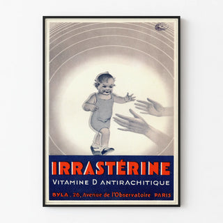 Vintage Advertising Poster Irrastérine Vitamin D